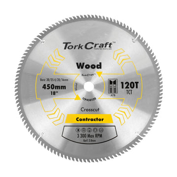 Tork Craft Blade Contractor 450 X 120t 30/1 Circular Saw TCT - image 01