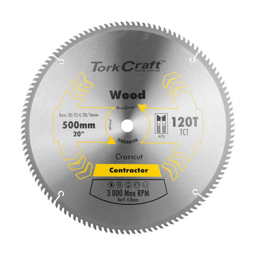 Tork Craft Blade Contractor 500 X 120t 30/1 Circular Saw TCT - image 01