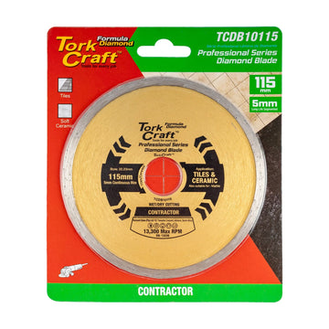 Tork Craft Diamond Blade 115mm Continuousrim Profesional - image 01