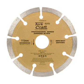 Tork Craft Diamond Blade 115mm Segmented Profesional - image 01