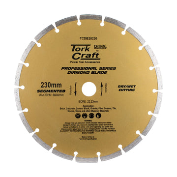 Tork Craft Diamond Blade 230mm Segmented Profesional - image 01