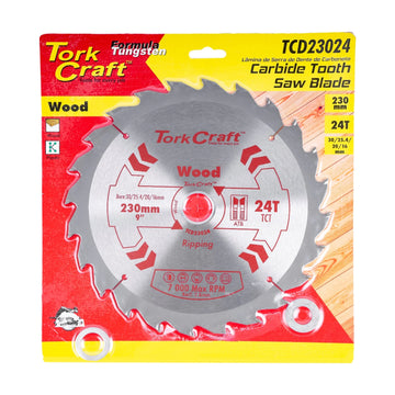 Tork Craft Blade TCT 230 X 24t 30/1/20/16 General Purpose Rip - image 01