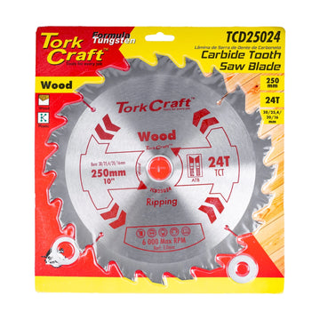 Tork Craft Blade TCT 250 X 24t 30-16 General Purpose Rip - image 01