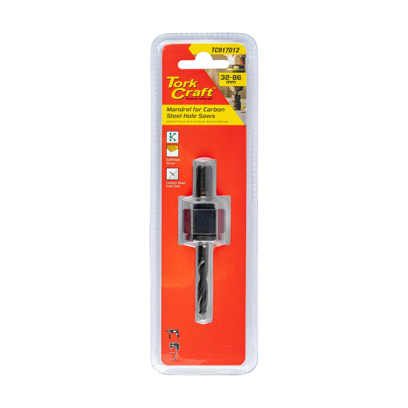 Tork Craft Mandrel For Carbon Steel Hole Saws 32 - 86mm - image 01