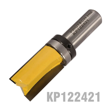 Pro-Tech Pattern Flush Trim Router Bit. With Shank Mounted Bearing 19mm x 32mm 1/2' Sh - image 01