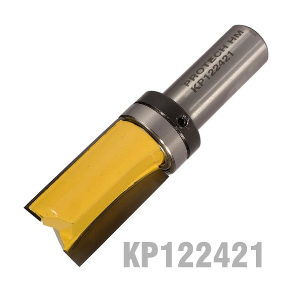 Pro-Tech Pattern Flush Trim Router Bit. With Shank Mounted Bearing 19mm x 32mm 1/2' Sh - image 01