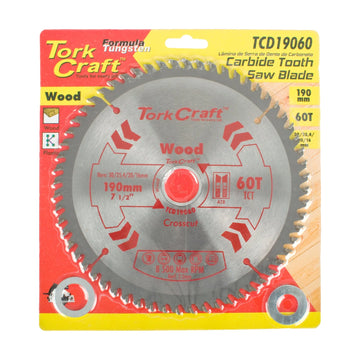Tork Craft Blade TCT 190 X 60t 30/20 General Purpose Cross Cut - image 01