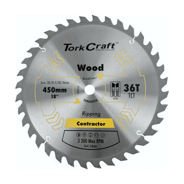 Tork Craft Blade Contractor 450 X 36t 30/1 Circular Saw TCT - image 01