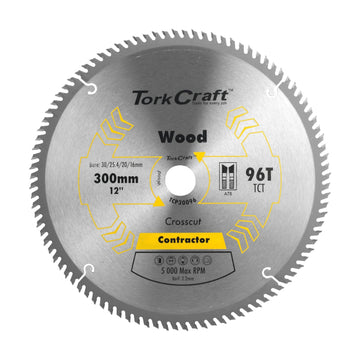 Tork Craft Blade Contractor 300 X 96t 30/1/20/16 Circular Saw TCT - image 01