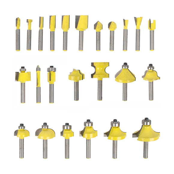 Tork Craft Router Bit Set 24pc Aluminiumcase 1/4' - image 01