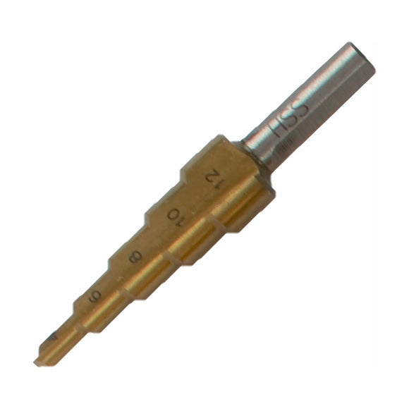 Tork Craft Step Drill Bit HSS 4-12mmx2mm - image 01