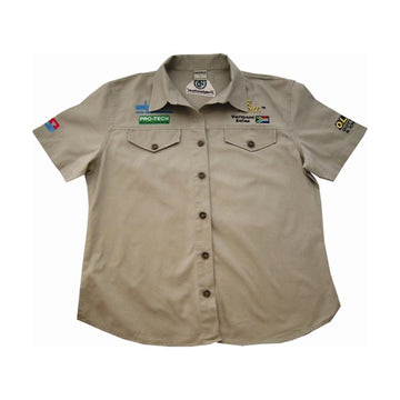 Tork Craft Vermont Ladies Cotton Shirt Stone Xl - image 01