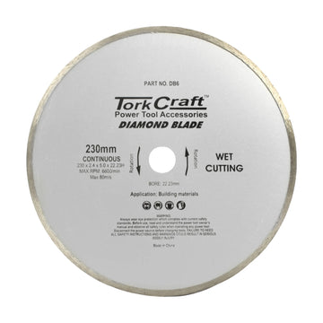 Tork Craft Diamond Blade 230mm Continuous Rim - image 01