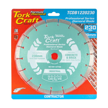 Tork Craft Diamond Blade 230mm Segmented Hot Pressed - image 01