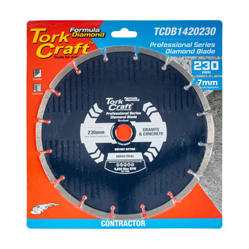 Tork Craft Diamond Blade 230mm Segmented Laser Industrial - image 01
