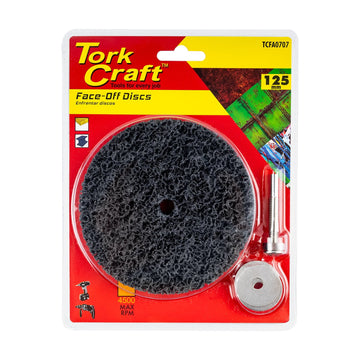 Tork Craft Face Off Disc And Arbor 125mm For Drill - image 01