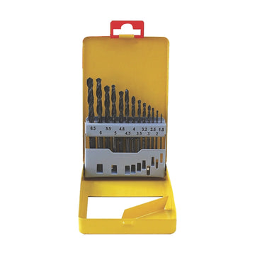 Tork Craft Drill Bit Set 13pce Roll Forged Metal Case - image 01
