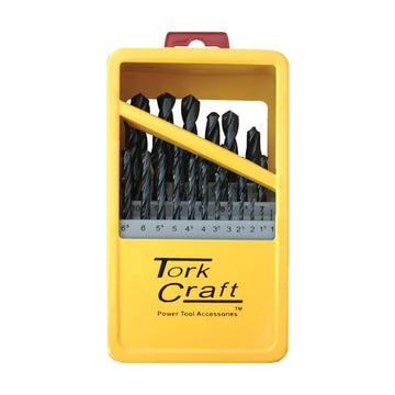 Tork Craft Drill Bit Set 25pce Roll Forged Metal Case - image 01