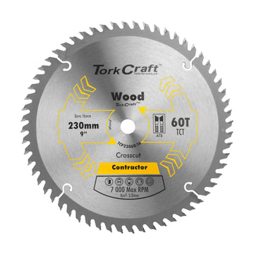 Tork Craft Blade Contractor 230 X 60t 16mm Circular Saw TCT - image 01