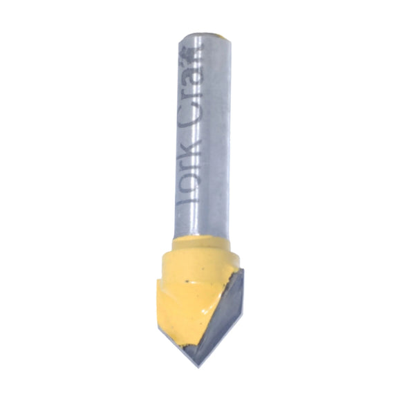 Tork Craft Router Bit V Groove 90 Degree 3/8' - image 01