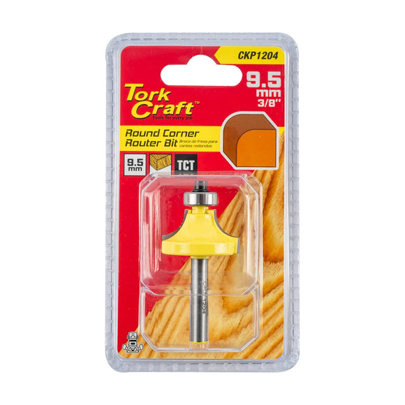 Tork Craft Router Bit Corner Round 3/8' - image 01
