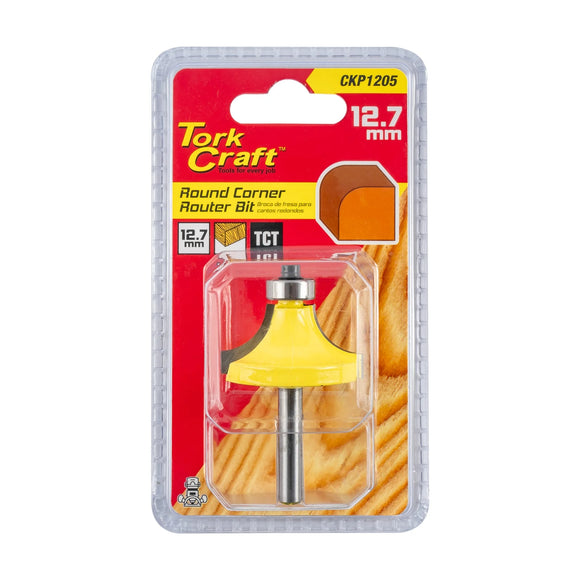 Tork Craft Router Bit Corner Round 1/2' - image 01