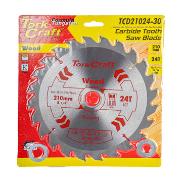 Tork Craft Blade TCT 210 X 24t 30-1-20-16 General Purpose Rip - image 01