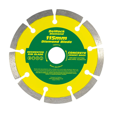 Delrock Diamond Blade 115mm Segmented - image 01