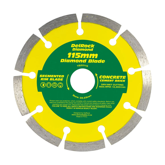 Delrock Diamond Blade 115mm Segmented - image 01