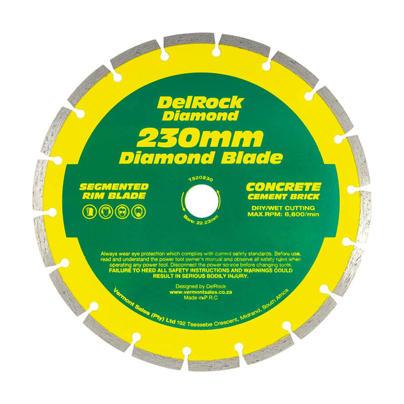 Delrock Diamond Blade 230mm Segmented - image 01