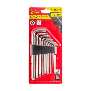 Tork Craft 10pc Torx-security Set T9-T50 Cr-V - image 01