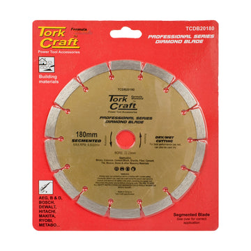 Tork Craft Diamond Blade 180mm Segmented Profesional - image 01