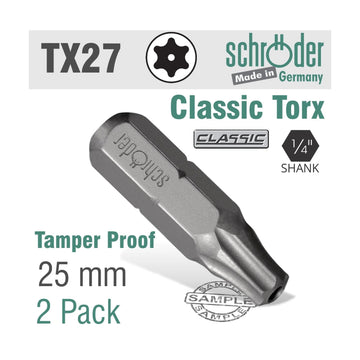 Schroder Torx Tamper Resistant T27 2 Pack - image 01
