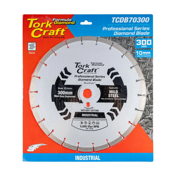 Tork Craft Diamond Blade Segmented 300x25.4 Metal Cutting - image 01