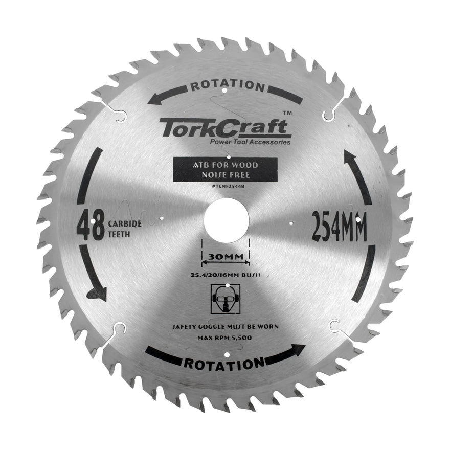 Tork Craft Blade TCT Noise Free 254x48t 30/1/20/16 - image 01