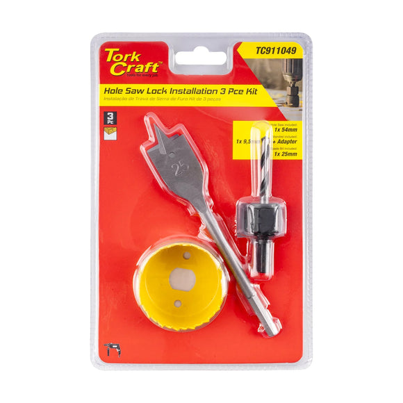Tork Craft Lock Installation Kit 3pce - image 01