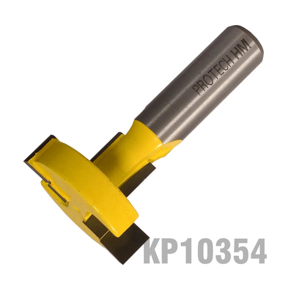 Pro-Tech T-Slot & Slat Wall Router Bit 35mmx9.5mm 1/2' Shank - image 01