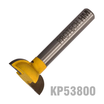 Pro-Tech Finger Grip Router Bit 3/4' x 1/4' Two Flute 1/4 Shank - image 01