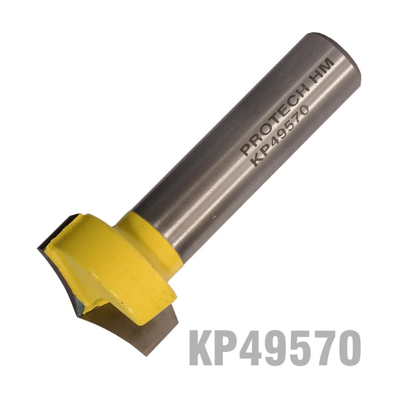Pro-Tech Panel Mould Router Bit 1' x 1/2' Round Over Radius 7.5 1/2' Shank - image 01