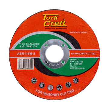 Tork Craft Cutting Disc Masonry 115 X 2.0 X 22.22mm - image 01