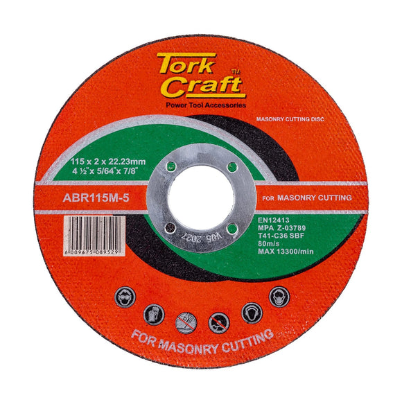 Tork Craft Cutting Disc Masonry 115 X 2.0 X 22.22mm - image 01