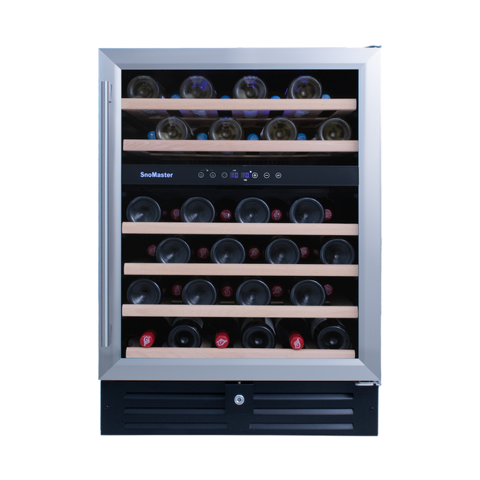SnoMaster 46 Bottle Dual Zone Wine Cooler (VT-46) in Refrigerators