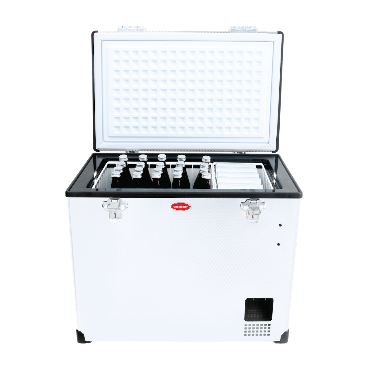 SnoMaster Portable Fridge/Freezer 60L Single Compartment AC/DC S/Steel - 0