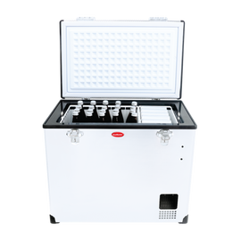 SnoMaster Portable Fridge/Freezer 60L Single Compartment AC/DC S/Steel - 0
