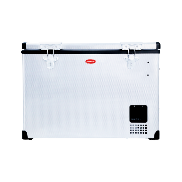 SnoMaster Portable Fridge/Freezer 60L Single Compartment AC/DC S/Steel