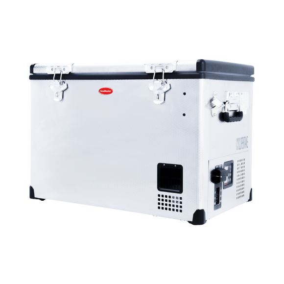 SnoMaster Portable Fridge/Freezer 60L Single Compartment AC/DC S/Steel