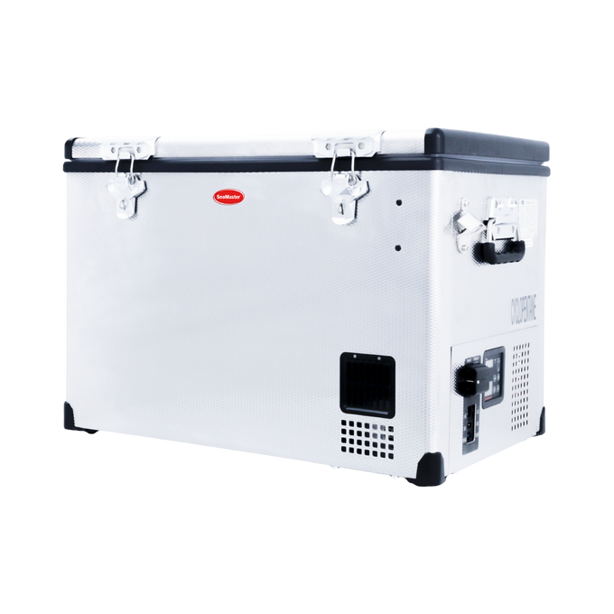 SnoMaster Portable Fridge/Freezer 60L Single Compartment AC/DC S/Steel