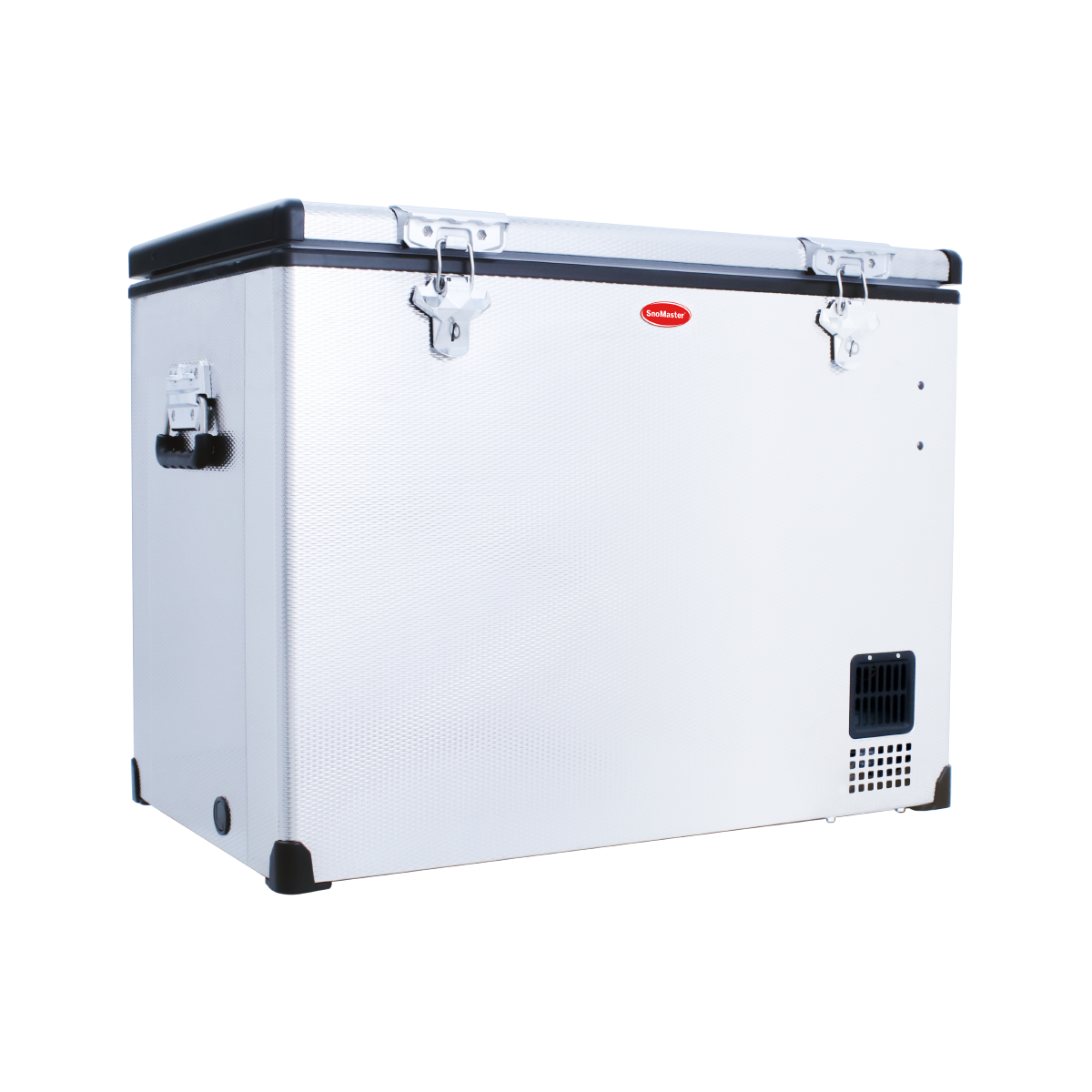 SnoMaster Portable Fridge/Freezer 80L Single Compartment AC/DC S/Steel