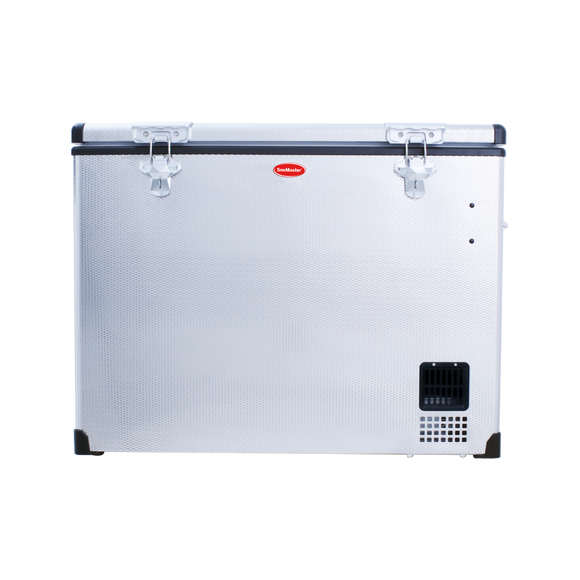 SnoMaster Portable Fridge/Freezer 80L Single Compartment AC/DC S/Steel