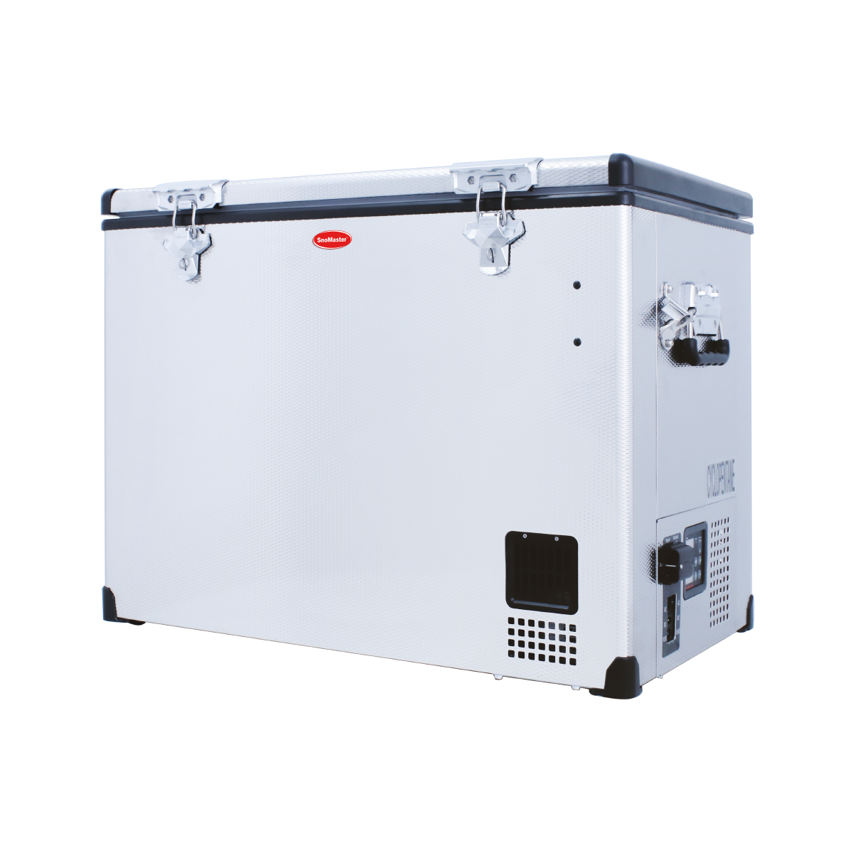 SnoMaster Portable Fridge/Freezer 80L Single Compartment AC/DC S/Steel